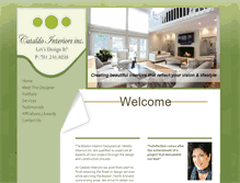 Tablet Screenshot of cataldointeriors.com